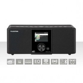 DIRA S21i+ EWF Radio stéréo multifonctionnelle DAB+ / FM / Internet / Bluetooth Noir