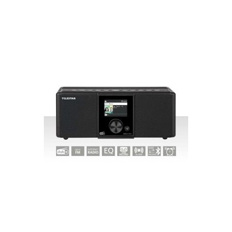 DIRA S21i+ EWF Radio stéréo multifonctionnelle DAB+ / FM / Internet / Bluetooth Noir