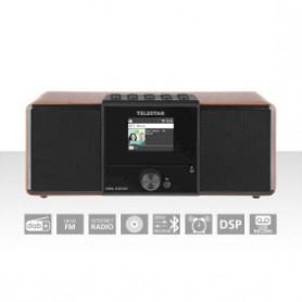 DIRA S32i CD EWF Radio stéréo multifonctionnelle avec lecteur CD DAB+ / FM / Internet / Bluetooth Bois