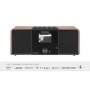 DIRA S32i CD EWF Radio stéréo multifonctionnelle avec lecteur CD DAB+ / FM / Internet / Bluetooth Bois