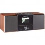 DIRA S32i CD EWF Radio stéréo multifonctionnelle avec lecteur CD DAB+ / FM / Internet / Bluetooth Bois