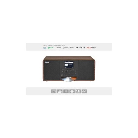 DABMAN i205 CD Hybrid Stereo Radio DAB+ / FM / Internet / Bluetooth Wood Look