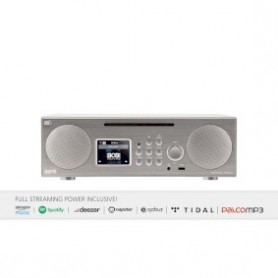 DABMAN i450 CD Radio stéréo multifonctionnelle DAB+ / FM / Internet / Bluetooth Blanc-Argenté