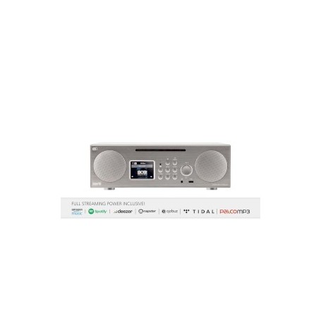 DABMAN i450 CD Radio stéréo multifonctionnelle DAB+ / FM / Internet / Bluetooth Blanc-Argenté