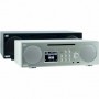 DABMAN i450 CD Radio stéréo multifonctionnelle DAB+ / FM / Internet / Bluetooth Blanc-Argenté