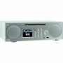 DABMAN i450 CD Radio stéréo multifonctionnelle DAB+ / FM / Internet / Bluetooth Blanc-Argenté