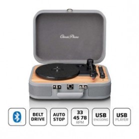 Plaque tournante avec Bluetooth® et lecteur/enregistreur USB