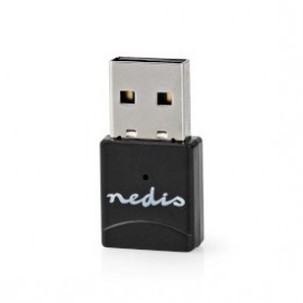 Dongle réseau | Wi-Fi | AC600 | 2.4/5 GHz (Dual Band) | USB2.0 | Vitesse Wi-Fi totale: 600 Mbps | Windows 10 / Windows 11 / Windows 8