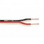 Câble haut-parleur en bobine 2x 1.00 mm² 100 m Noir/Rouge