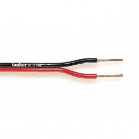 Câble haut-parleur en bobine 2x 1.00 mm² 100 m Noir/Rouge