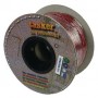 Câble haut-parleur en bobine 2x 1.00 mm² 100 m Noir/Rouge