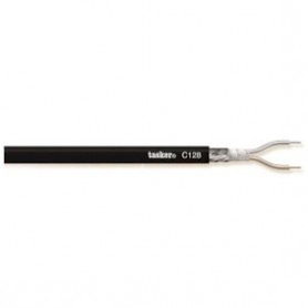 Cable Microphone en bobine 2x 0.35 mm² 100 m Noir