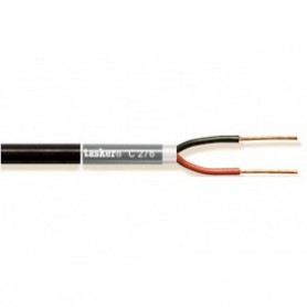 Câble haut-parleur en bobine 2x 2.50 mm² 100 m Noir