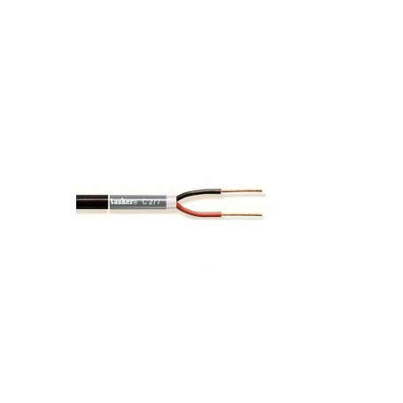 Câble haut-parleur en bobine 2x 4.00 mm² 50 m Noir