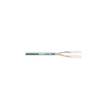 Câble réseau CAT5e en bobine UTP Bobine 100 m Gris Échoué