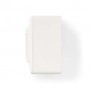 Boîte murale réseau | Dans le mur | 2-Port port(s) | CAT5e | Droit | Femelle | Plaqué or | ABS | Blanc | Boîte