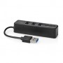Hub USB | 1x USB-A | 3x USB A Femelle | 5-Port port(s) | USB 2.0 | Alimenté par port USB | SD & MicroSD