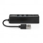Hub USB | 1x USB-A | 3x USB A Femelle | 5-Port port(s) | USB 2.0 | Alimenté par port USB | SD & MicroSD