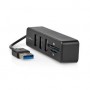 Hub USB | 1x USB-A | 3x USB A Femelle | 5-Port port(s) | USB 2.0 | Alimenté par port USB | SD & MicroSD