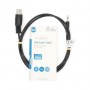 Câble audio DIN | DIN 5-Pin Mâle | 3.5 mm Mâle | Plaqué nickel | 1.00 m | Rond | PVC | Noir | Label