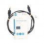 Câble audio optique | TosLink Male | Mini-Toslink | 1.00 m | Rond | PVC | Noir | Label