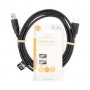 Câble USB | USB 2.0 | USB-A Mâle | USB-A Mâle | 480 Mbps | Plaqué nickel | 2.00 m | Rond | PVC | Noir | Label
