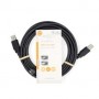 Câble USB | USB 2.0 | USB-A Mâle | USB-A Mâle | 480 Mbps | Plaqué nickel | 5.00 m | Rond | PVC | Noir | Label