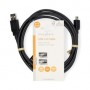 Câble USB | USB 2.0 | USB-A Mâle | USB Mini-B 5 broches mâle | 480 Mbps | Plaqué nickel | 2.00 m | Rond | PVC | Noir | Label