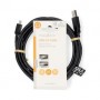 Câble USB | USB 2.0 | USB-A Mâle | USB Mini-B 5 broches mâle | 480 Mbps | Plaqué nickel | 3.00 m | Rond | PVC | Noir | Label