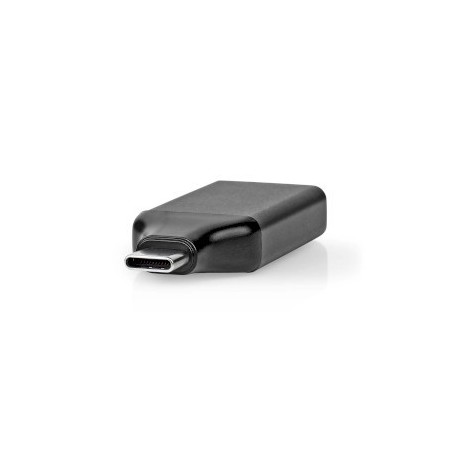 Adaptateur USB-C™ | USB 3.2 Gen 1 | USB-C™ Mâle | Sortie HDMI ™ | 4K@60Hz | Rond | Plaqué nickel | Gris / Noir | Boîte
