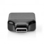 Adaptateur USB-C™ | USB 3.2 Gen 1 | USB-C™ Mâle | Sortie HDMI ™ | 4K@60Hz | Rond | Plaqué nickel | Gris / Noir | Boîte