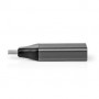 Adaptateur USB-C™ | USB 3.2 Gen 1 | USB-C™ Mâle | Sortie HDMI ™ | 4K@60Hz | Rond | Plaqué nickel | Gris / Noir | Boîte