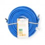 Câble réseau CAT5e | SF/UTP | RJ45 Male | RJ45 Male | 20.0 m | Rond | PVC | Bleu | Label