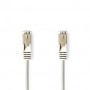 Câble réseau CAT5e | SF/UTP | RJ45 Male | RJ45 Male | 1.50 m | Rond | PVC | Gris | Label
