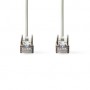 Câble réseau CAT5e | SF/UTP | RJ45 Male | RJ45 Male | 1.50 m | Rond | PVC | Gris | Label