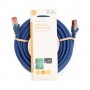 Câble réseau CAT6 | RJ45 Male | RJ45 Male | S/FTP | 10.0 m | Rond | LSZH | Bleu | Label