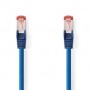 Câble réseau CAT6 | RJ45 Male | RJ45 Male | S/FTP | 15.0 m | Rond | LSZH | Bleu | Label