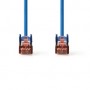 Câble réseau CAT6 | RJ45 Male | RJ45 Male | S/FTP | 15.0 m | Rond | LSZH | Bleu | Label