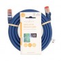 Câble réseau CAT6 | RJ45 Male | RJ45 Male | S/FTP | 5.00 m | Rond | LSZH | Bleu | Label