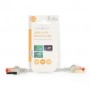 Câble réseau CAT6 | RJ45 Male | RJ45 Male | S/FTP | 0.15 m | Rond | LSZH | Gris | Label
