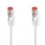 Câble réseau CAT6 | RJ45 Male | RJ45 Male | S/FTP | 0.50 m | Rond | LSZH | Blanc | Label