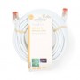Câble réseau CAT6 | RJ45 Male | RJ45 Male | S/FTP | 15.0 m | Rond | LSZH | Blanc | Label