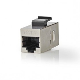 Coupleur réseau | CAT6a / CAT7 | Blindé | RJ45 Femelle | RJ45 Femelle | Droit | Métal | Boîte