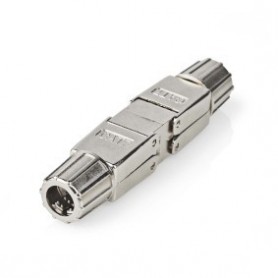 Coupleur réseau | CAT7 | Blindé | RJ45 Femelle | RJ45 Femelle | Droit | Métal | Boîte