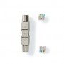 Coupleur réseau | CAT7 | Blindé | RJ45 Femelle | RJ45 Femelle | Droit | Métal | Boîte