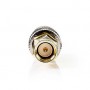 Adaptateur SMA | SMA Mâle | BNC Female | Plaqué or | 50 Ohm | Droit | Cuivre | Or | 2 pièces | Boîte