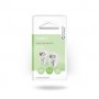 Conencteur IEC ( Coax) | Coudé | Femelle | Plaqué nickel | 75 Ohm | Vis | Diamètre d\'entrée de câble: 7.0 mm | Métal / PVC | Blanc | 2 pièces | Boîte