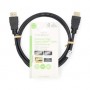 Premium Câble HDMI haute vitesse avec ethernet | HDMI™ Connecteur | HDMI™ Connecteur | 4K@60Hz | 18 Gbps | 1.00 m | Rond | PVC | Noir | Label