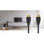 Câble ultra haute vitesse HDMI | HDMI™ Connecteur | HDMI™ Connecteur | 8K@60Hz | 48 Gbps | 2.00 m | Rond | 6.5 mm | Noir | Label
