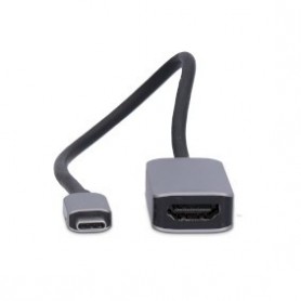 Adaptateur USB-C™ | USB 3.2 Gen 1 | USB-C™ Mâle | Sortie HDMI ™ | 8K@60Hz | 0.20 m | Rond | Plaqué nickel | PVC | Noir | Boîte